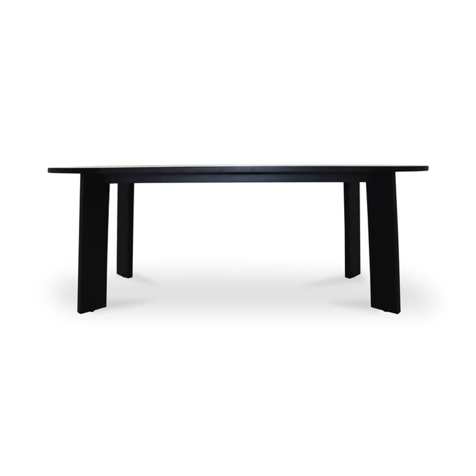 Delta Oval Outdoor Dining Table Black by Moes Home