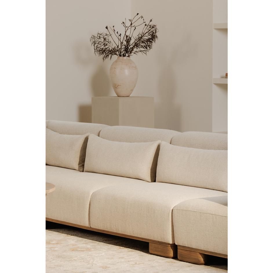 June Slipper Chair Oatmeal by Moes Home