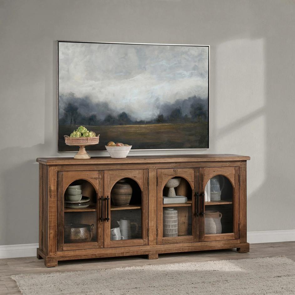 Zion Reclaimed Wood 4Dr Cabinet by Classic Home