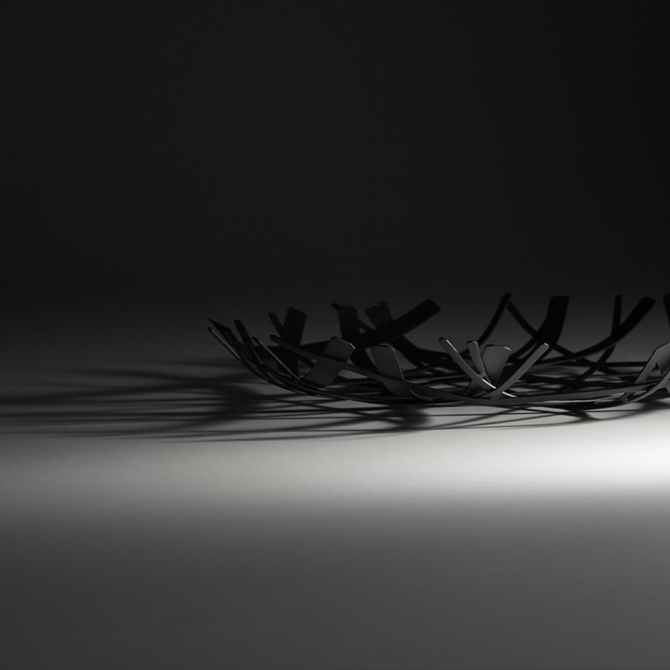 Belgian Basket in Graphite by Cyan Design