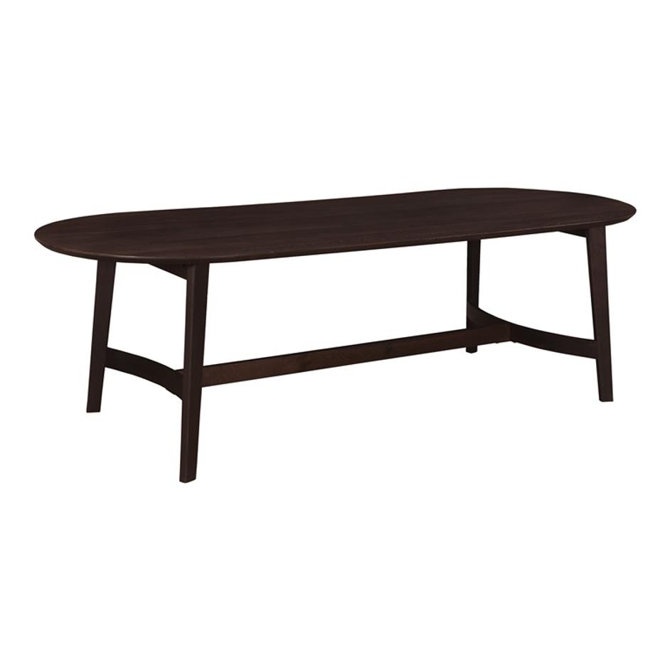 TRIE DINING TABLE SMALL DARK BROWN by Moes Home