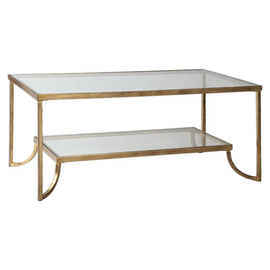 Katina Gold Leaf Coffee Table by Uttermost