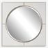 Cyprus White Square Mirror by Uttermost