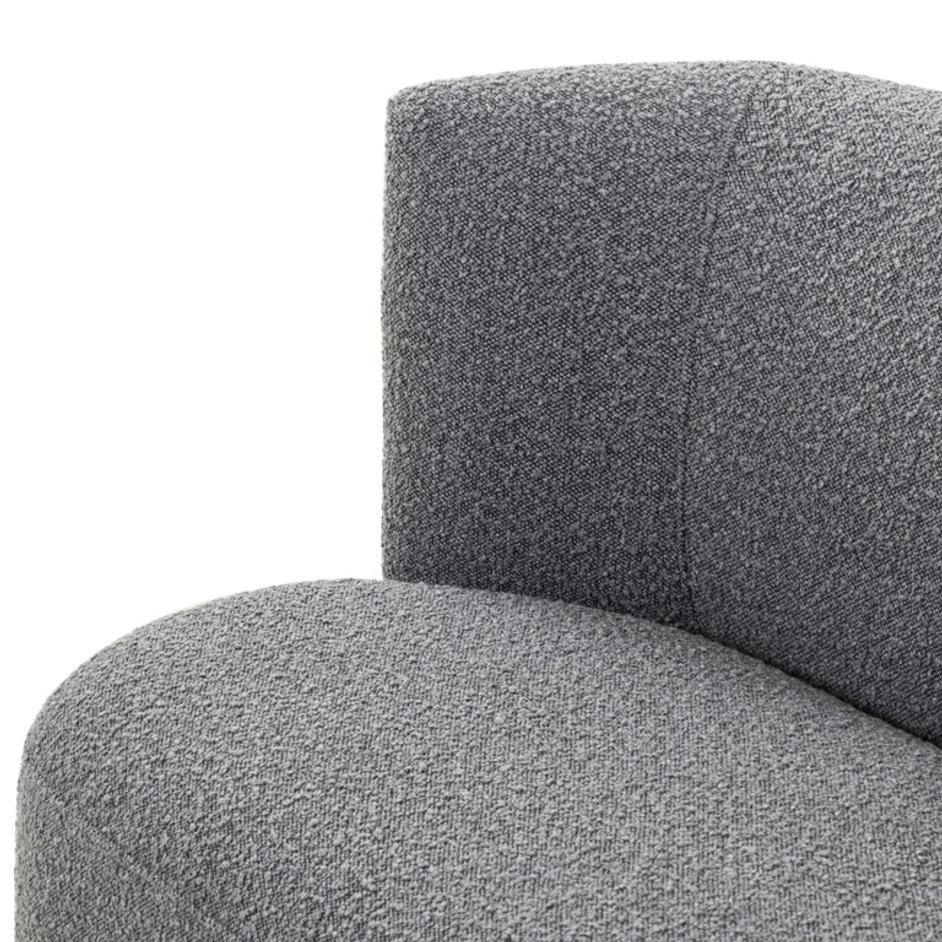 Krista Dining Bench In Knoll Charcoal by FOUR HANDS