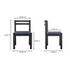 Finn Dining Chair Black–Set Of Two by Moes Home