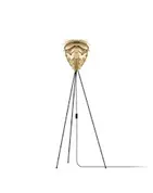 Conia Brass 57" Tripod Floor Lamp with Black Base by UMAGE