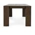 Troy Reclaimed Oak 89" Dining Table Suede Brown by Classic Home