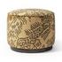 Sinclair Round Ottoman - Balkan Ochre by Four Hands