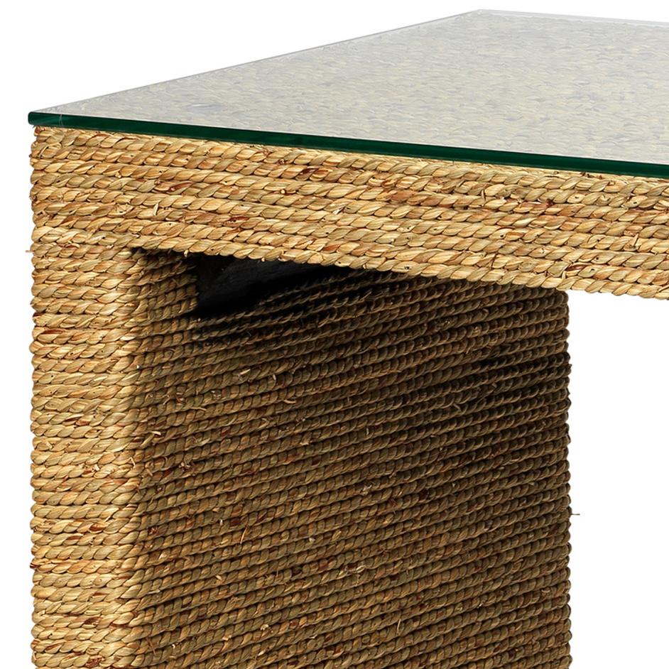 Captain Seagrass Console Table by Jamie Young