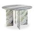 Celia Round Dining Table Green Onyx Marble by Moes Home