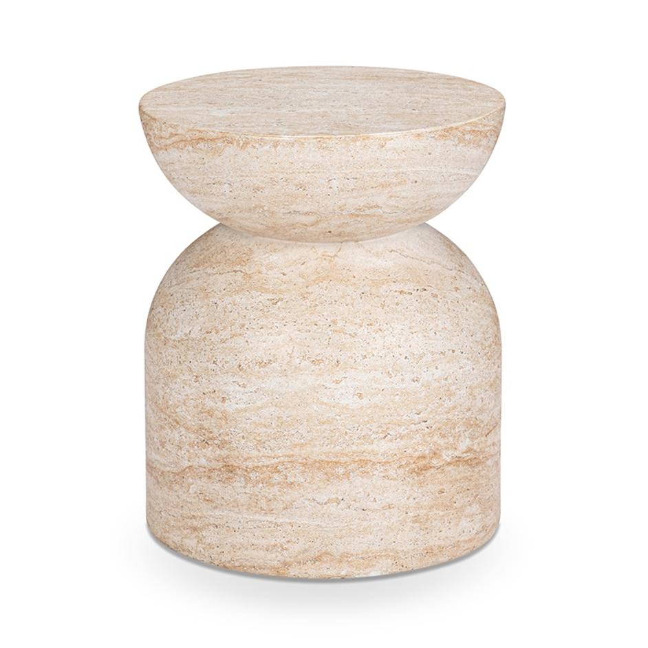Ridgewood Outdoor Stool Beige by Classic Home