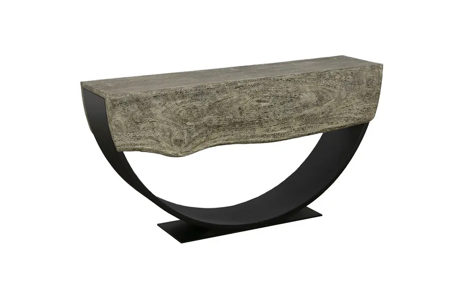 Arc Console Table, Gray Stone, Double Sided by Phillips Collection