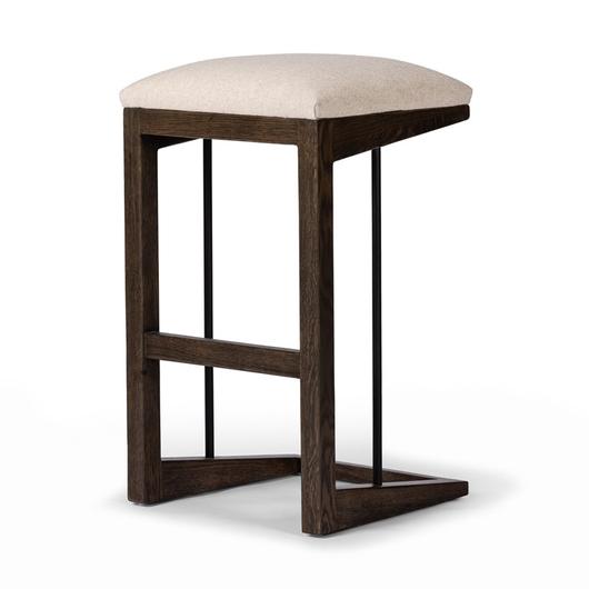 Finn Bar + Counter Stool In Sienna Brown Oak by Four Hands