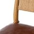 Dara Bar Stool In Dulane Mahogany And Natural Paper Cord And Toasted Ash by Four Hands