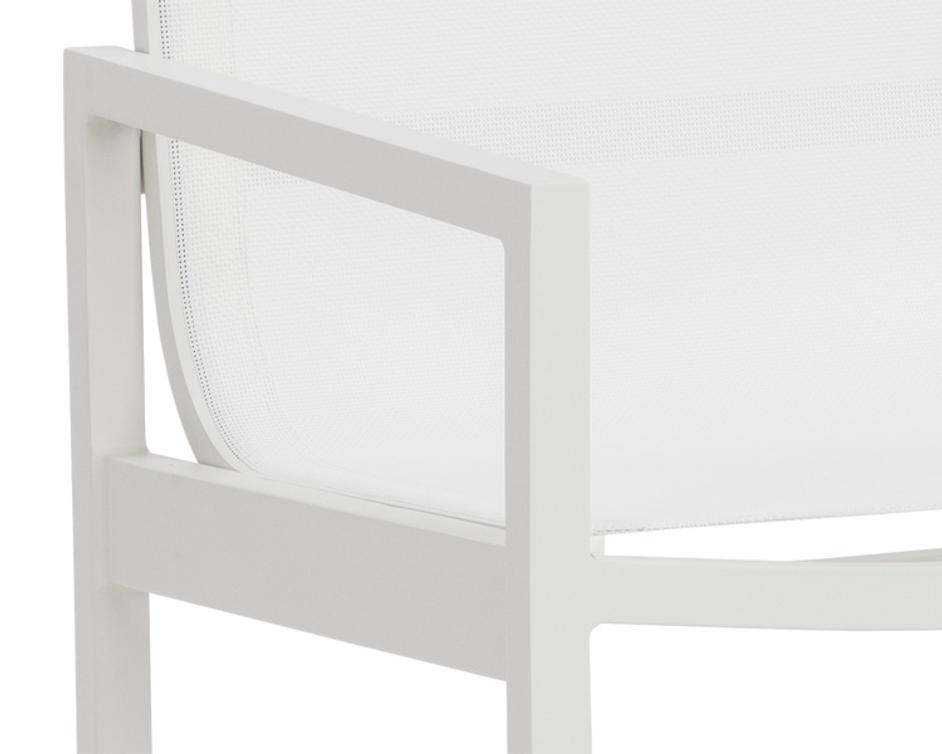 MERANO DINING ARMCHAIR - WHITE by Sunpan