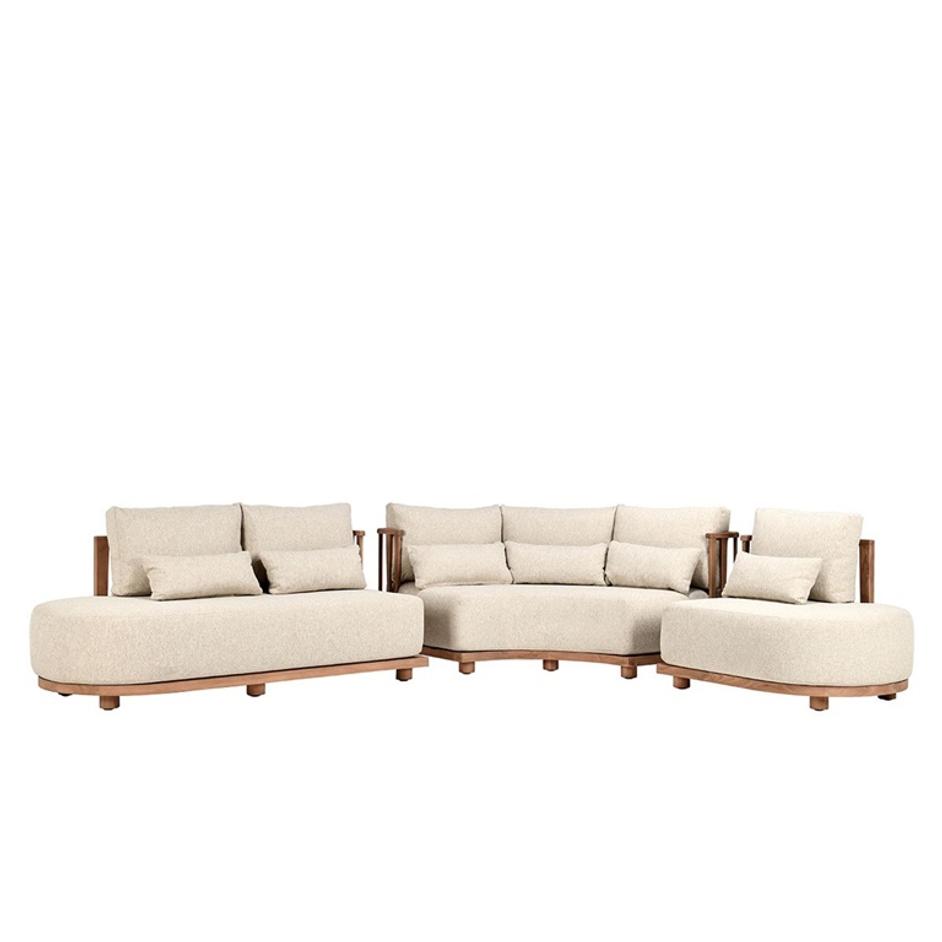 Isla Outdoor Sectional Natural by Classic Home
