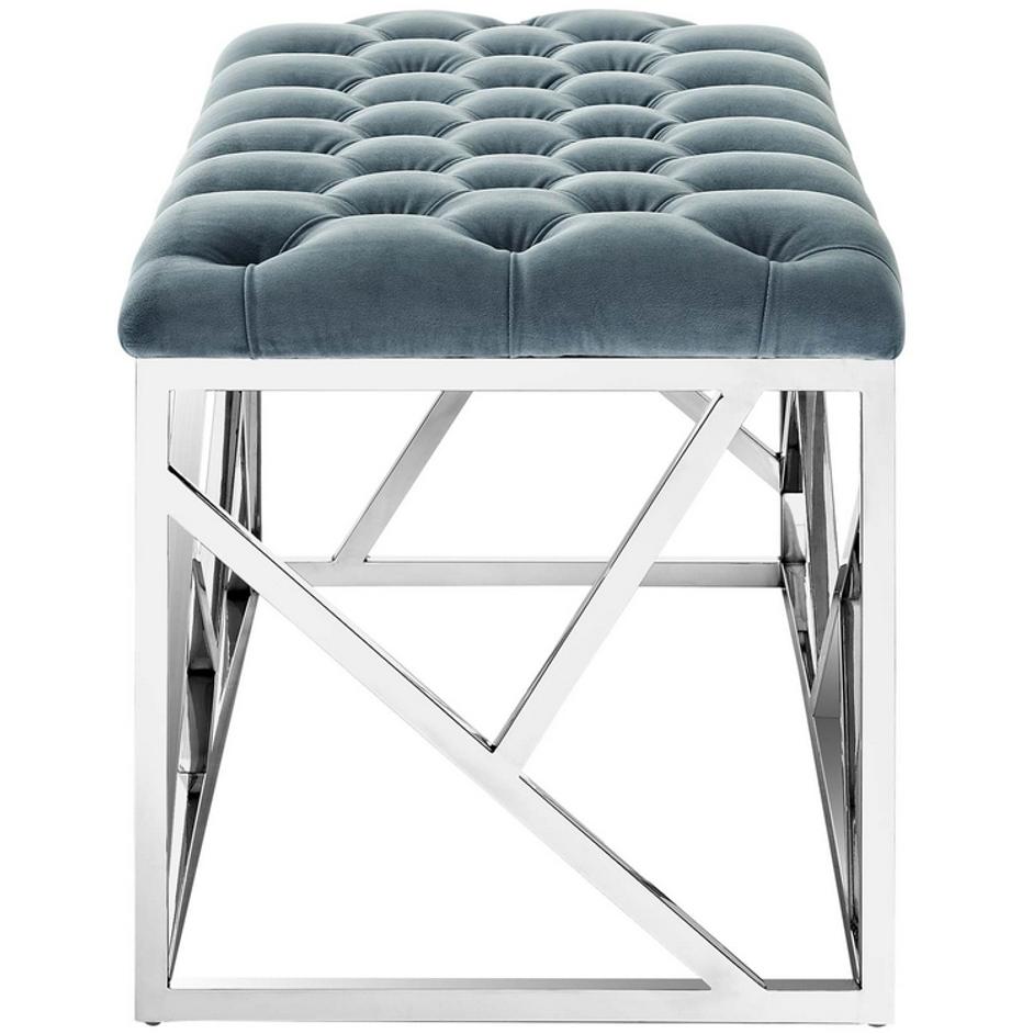 Santoli Bench In Sea Blue by Modway Furniture