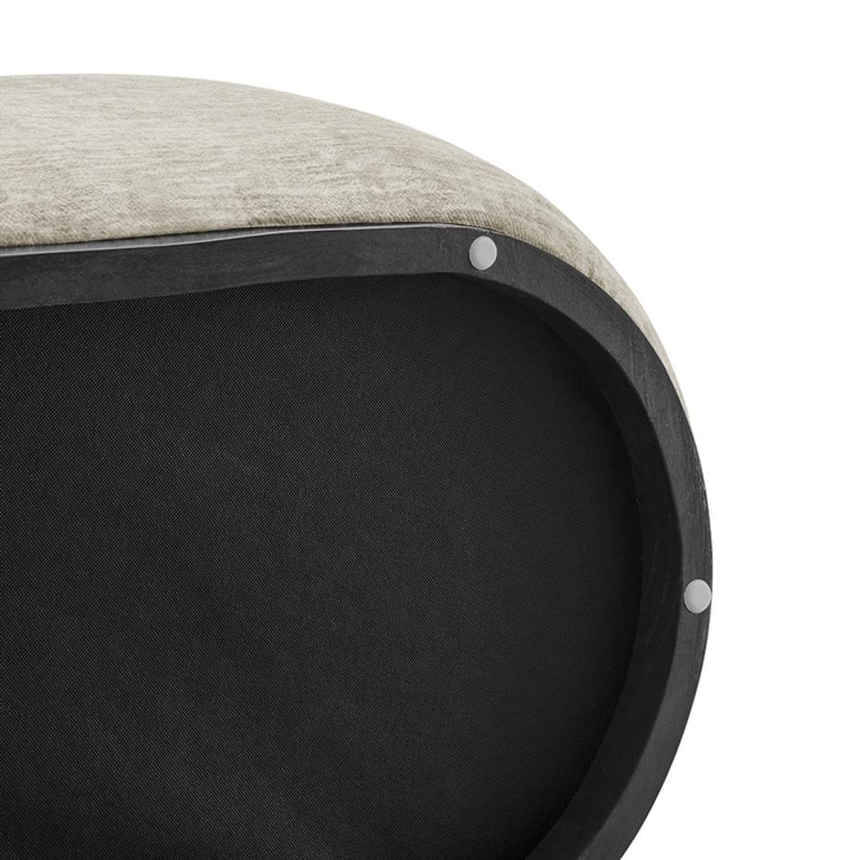 Mandy Fabric Bench, Pasadena Beige by New Pacific Direct