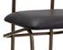 GIBBONS BARSTOOL - ANTIQUE BRASS - CHARCOAL BLACK LEATHER by Sunpan