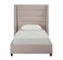 Koah Blush Velvet Bed in Twin by tov furniture