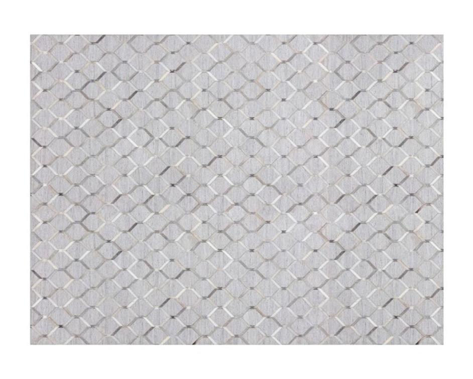 Bordeaux Hand-made Rug - Ivory / Grey - 9' X 12' by Sunpan