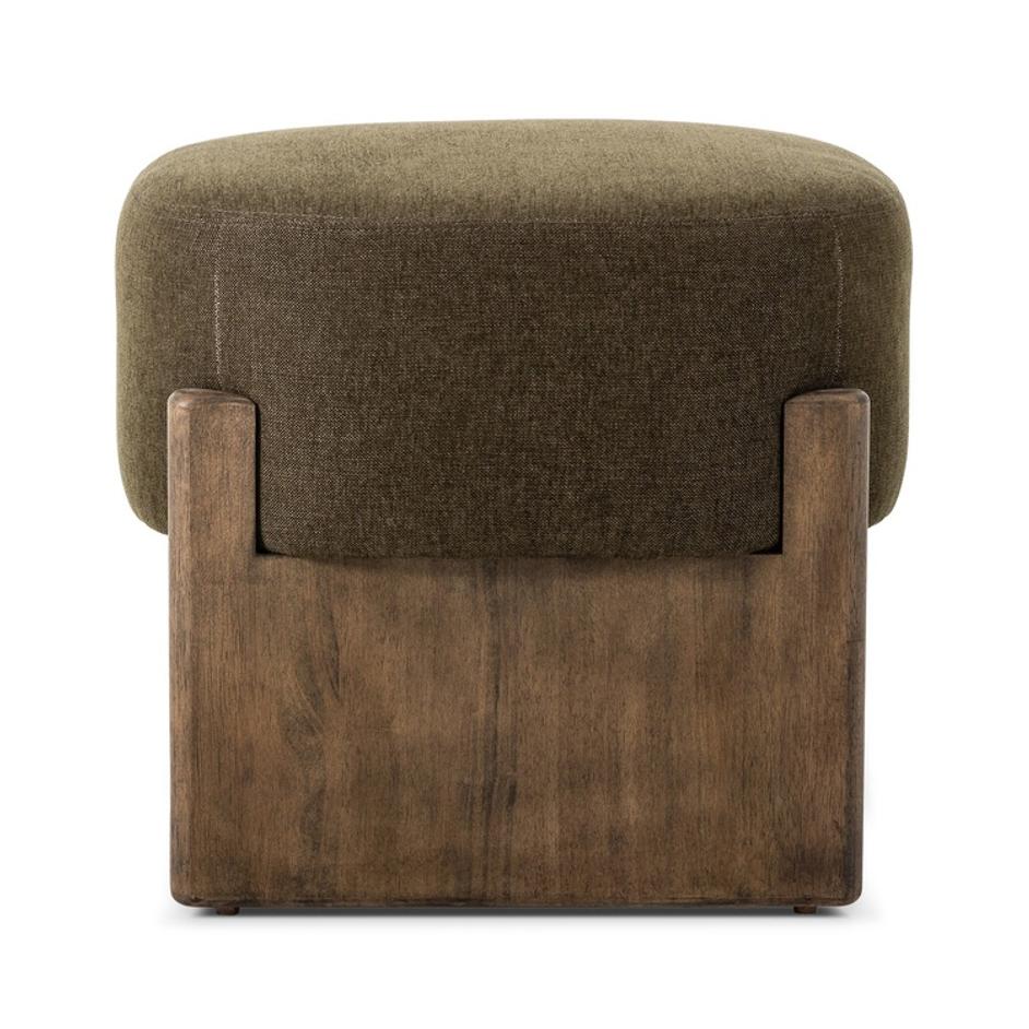 Kirby Accent Stool - Sutton Olive by Four Hands