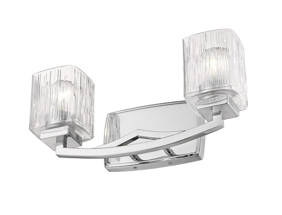 Zaid 2 Light Vanity in Chrome Finish by Z-Lite