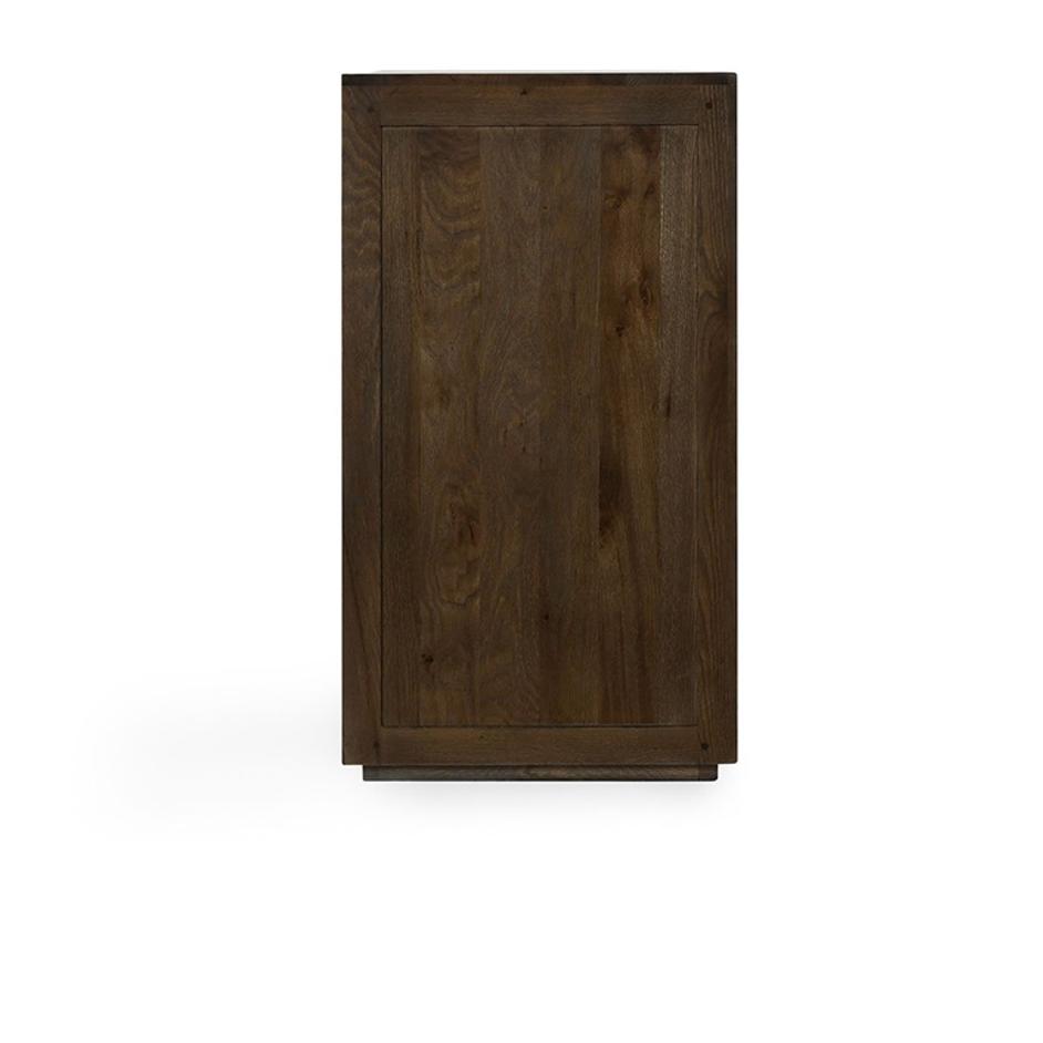 Bradley Oak Wood 6Dr Cabinet Landmark Brown by Classic Home