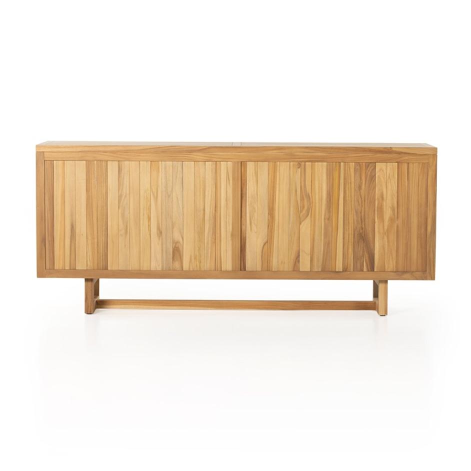 Merit Outdoor Sideboard In Natural Teak by FOUR HANDS