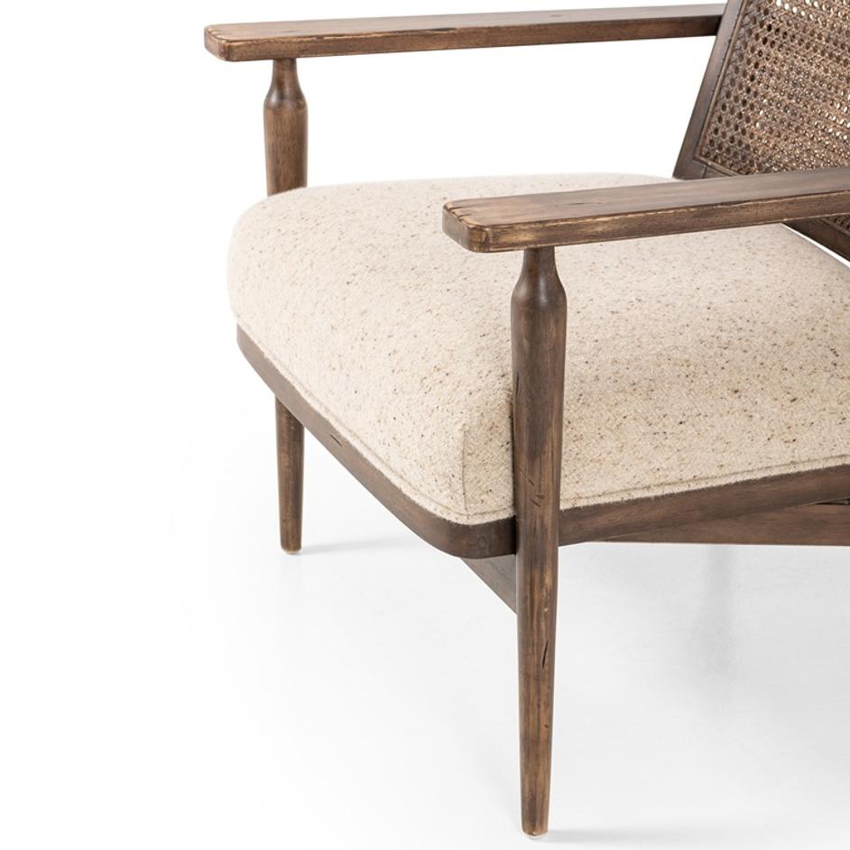 Xavier Chair In Hasselt Taupe by FOUR HANDS