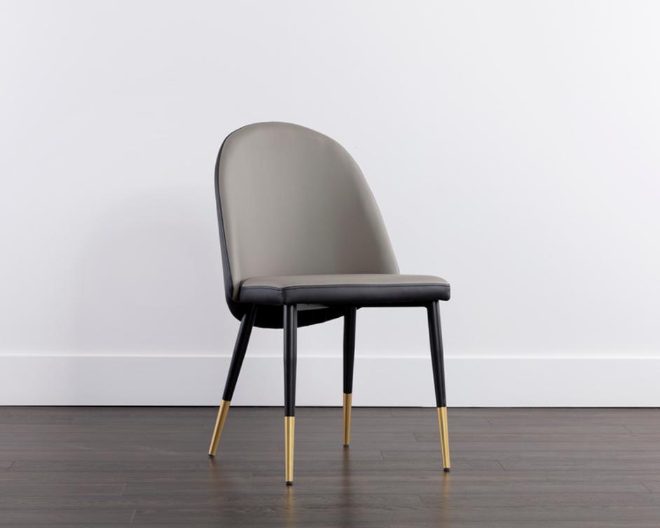 KLINE DINING CHAIR - DILLON STRATUS / DILLON BLACK by Sunpan