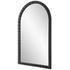 Dandridge Black Arch Mirror by Uttermost