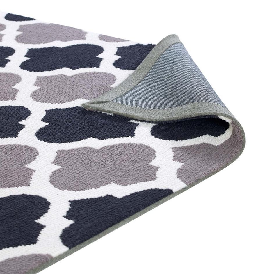 Vaysman Moroccan Trellis 5X8 Area Rug In Charcoal And Black by Modway Furniture