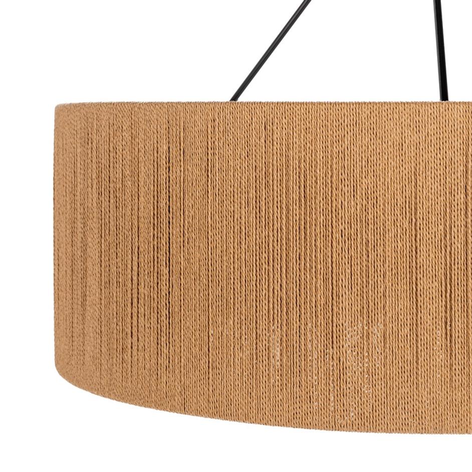Dobson Pendant Natural/Black by Classic Home