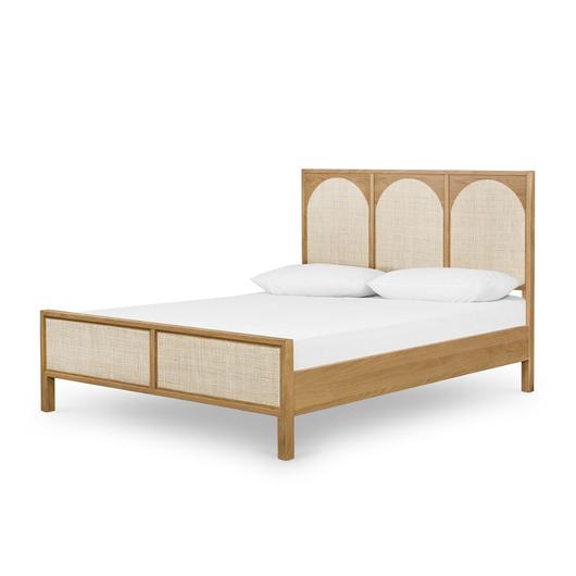 Allegra Bed-Natural Cane-Queen by FOUR HANDS