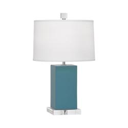 Steel Blue Harvey Accent Lamp by Robert Abbey