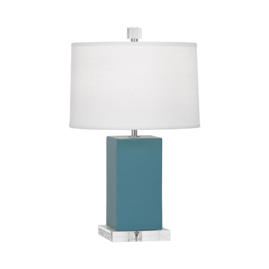 Steel Blue Harvey Accent Lamp by Robert Abbey