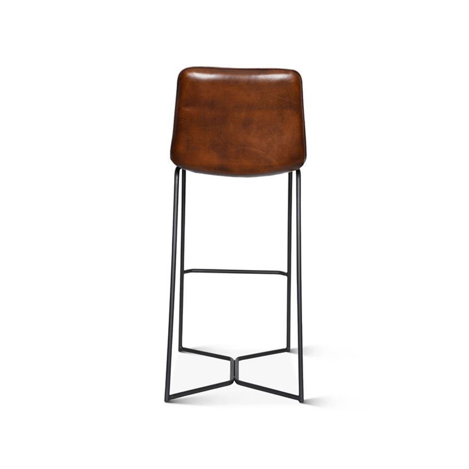 Morgan Bar Chair, Hand Washed Chestnut by Home Trends & Design