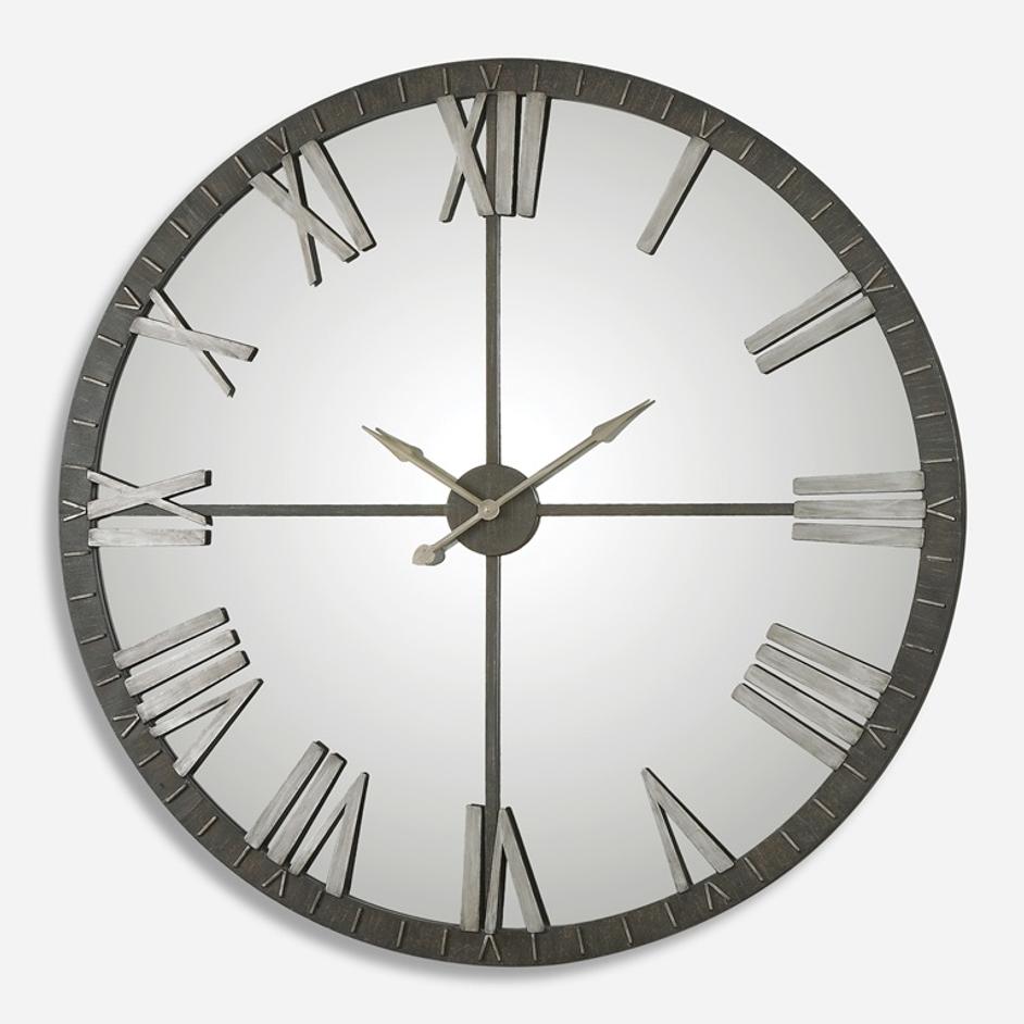Amelie Large Bronze Wall Clock by Uttermost