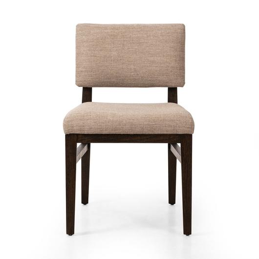 Carlo Dining Chair In Alcala Fawn And Dark Oak And Dark Oak Veneer by Four Hands