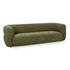 Faris Upholstered Sofa Dark Olive by Classic Home