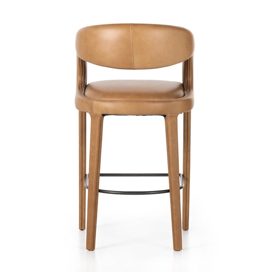 Hawkins Stool In Sonoma Butterscotch In Bar by FOUR HANDS