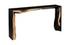Framed Waterfall Console Table, Natural, Iron by Phillips Collection