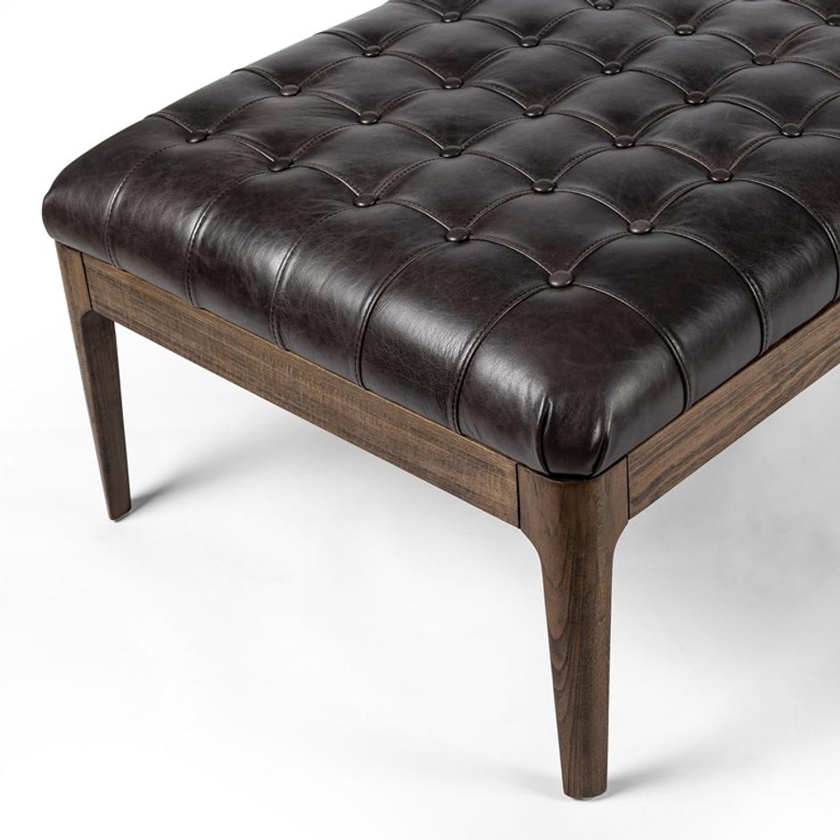 Joanna Bench In Sonoma Black by FOUR HANDS