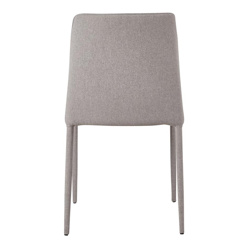 NORA FABRIC DINING CHAIR LIGHT GREY-M2 by Moes Home