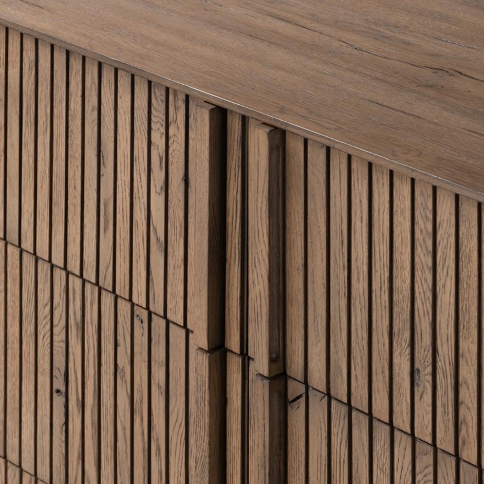 Leo 6 Drawer Dresser in Rustic Grey by FOUR HANDS