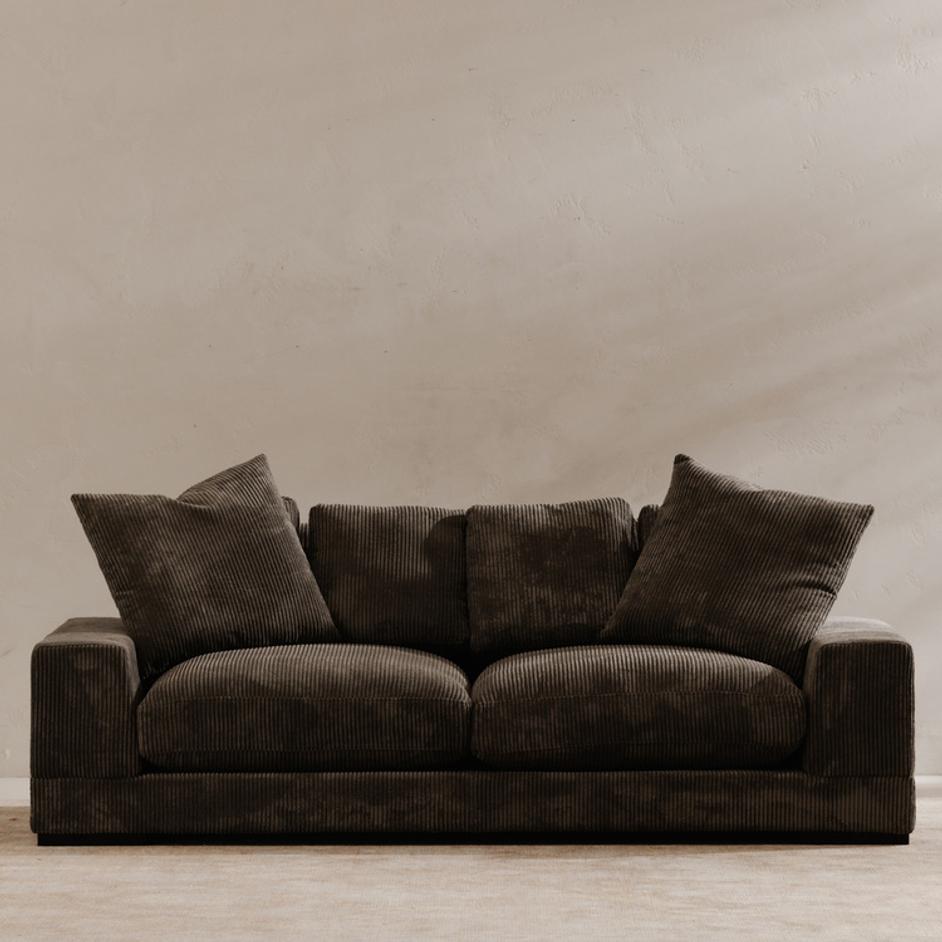 Plunge Sofa Charcoal by Moes Home