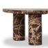 Zion Coffee Table - Merlot Marble by Four Hands
