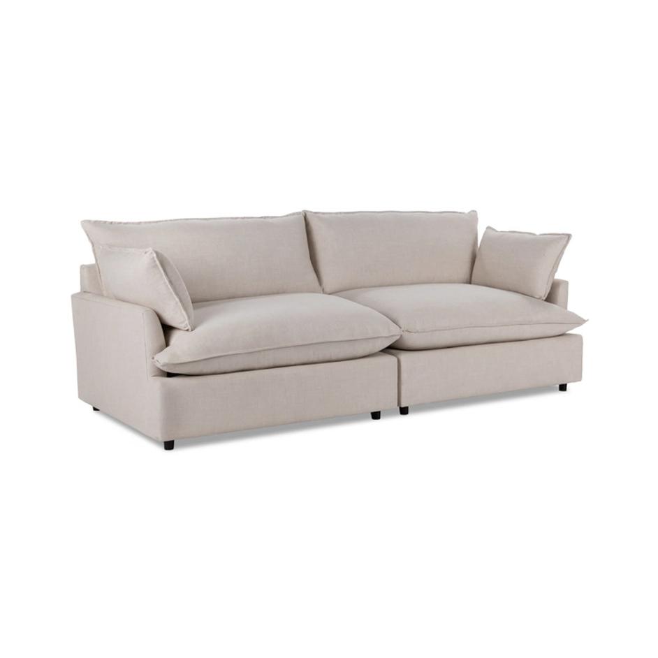 Caplan Upholstered 2pc Modular Sectional Dawn by Classic Home