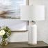 Albany White Farmhouse Table Lamp by Uttermost